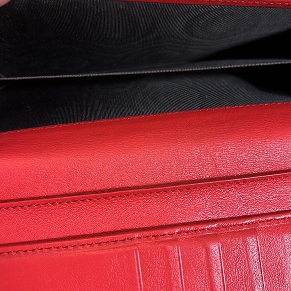 Gucci monogram wallet vintage 100% authentic serial # in pics Red Price Is Firm - Picture 8 of 15